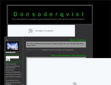 Tablet Screenshot of donsoderqvist.blogg.se