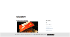 Desktop Screenshot of fellesplace.blogg.se