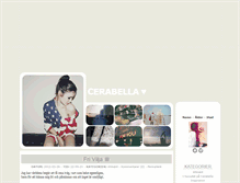Tablet Screenshot of cerabella.blogg.se