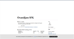 Desktop Screenshot of ovansiljanssfk.blogg.se