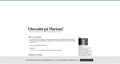 Desktop Screenshot of marisans.blogg.se