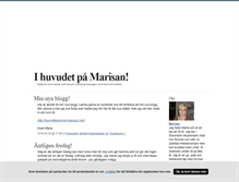 Tablet Screenshot of marisans.blogg.se