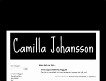 Tablet Screenshot of camillaannajohansson.blogg.se