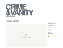 Tablet Screenshot of crimeandvanity.blogg.se