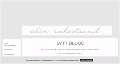 Desktop Screenshot of elinrodestrand.blogg.se