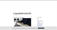 Desktop Screenshot of lakakoffamatte.blogg.se