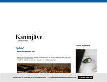 Tablet Screenshot of kaninjavel.blogg.se