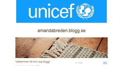 Desktop Screenshot of amandabreden.blogg.se