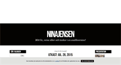 Desktop Screenshot of ninajensen.blogg.se