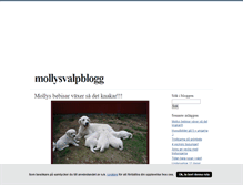 Tablet Screenshot of mollysvalpblogg.blogg.se