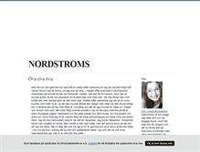 Tablet Screenshot of nordstroms.blogg.se