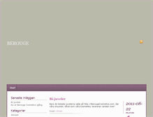 Tablet Screenshot of berouge.blogg.se