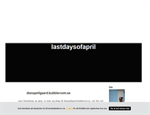 Tablet Screenshot of lastdaysofapril.blogg.se