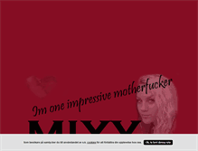 Tablet Screenshot of mixy.blogg.se
