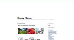 Desktop Screenshot of dinnerplanner.blogg.se
