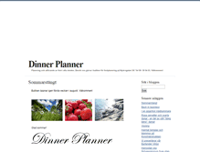 Tablet Screenshot of dinnerplanner.blogg.se