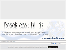 Tablet Screenshot of merdeg.blogg.se
