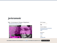 Tablet Screenshot of javieramusic.blogg.se