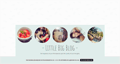 Desktop Screenshot of mylittlebig.blogg.se