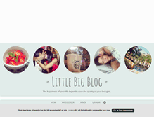 Tablet Screenshot of mylittlebig.blogg.se