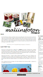 Mobile Screenshot of maliinsfoton.blogg.se