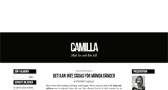 Desktop Screenshot of camillasvensson.blogg.se