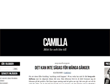 Tablet Screenshot of camillasvensson.blogg.se