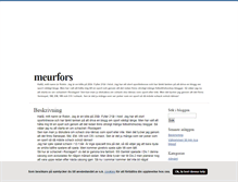 Tablet Screenshot of meurfors.blogg.se