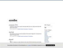 Tablet Screenshot of eemilm.blogg.se
