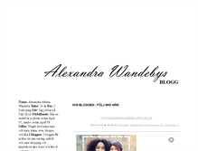 Tablet Screenshot of alexandrawandeby.blogg.se