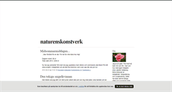 Desktop Screenshot of naturenskonstverk.blogg.se