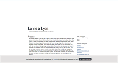 Desktop Screenshot of laviealyon.blogg.se