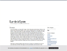 Tablet Screenshot of laviealyon.blogg.se