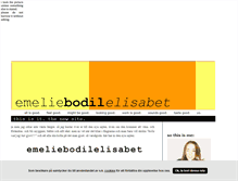Tablet Screenshot of emeliebodilelisabet.blogg.se