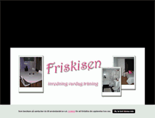 Tablet Screenshot of friskisense.blogg.se