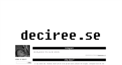 Desktop Screenshot of deciree.blogg.se