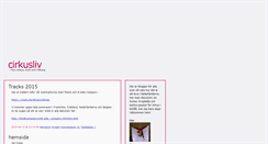 Desktop Screenshot of cirkusliv.blogg.se
