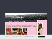 Tablet Screenshot of karinpling.blogg.se