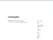 Tablet Screenshot of cchristopher.blogg.se