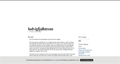 Desktop Screenshot of ludvigfjallstrom.blogg.se
