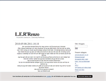 Tablet Screenshot of lerenzo.blogg.se