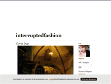 Tablet Screenshot of interruptedfashion.blogg.se