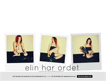 Tablet Screenshot of elinhartonen.blogg.se