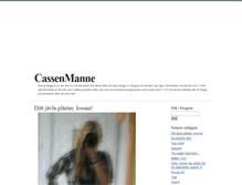 Tablet Screenshot of cassenmanne.blogg.se
