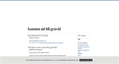 Desktop Screenshot of konstenattbligravid.blogg.se