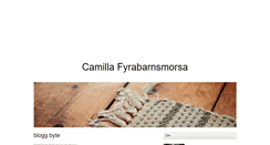 Desktop Screenshot of camillafyrabarnsmorsa.blogg.se