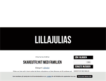 Tablet Screenshot of lillajulias.blogg.se