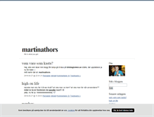 Tablet Screenshot of martinathors.blogg.se