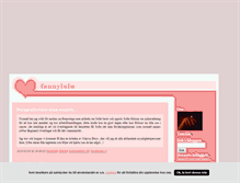 Tablet Screenshot of fannylulu.blogg.se