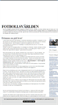 Mobile Screenshot of fotbollsvarlden.blogg.se